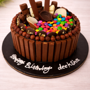 Gems & KitKat Chocolate Truffle Cake | Bakers Corner