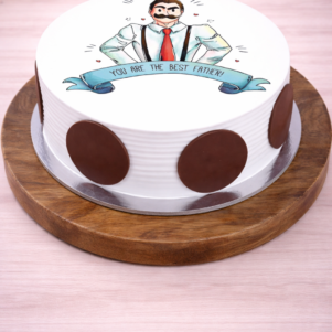 Moustache Magic Best Dad Cake | Bakers Corner