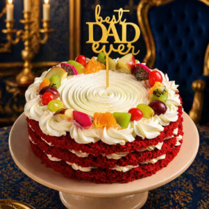 Velvety Fruit Cake For Dad | Bakers Corner