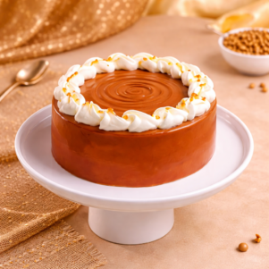 Butterscotch Crunch Designer Cake | Bakers Corner