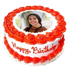 Birthday Photo Cake