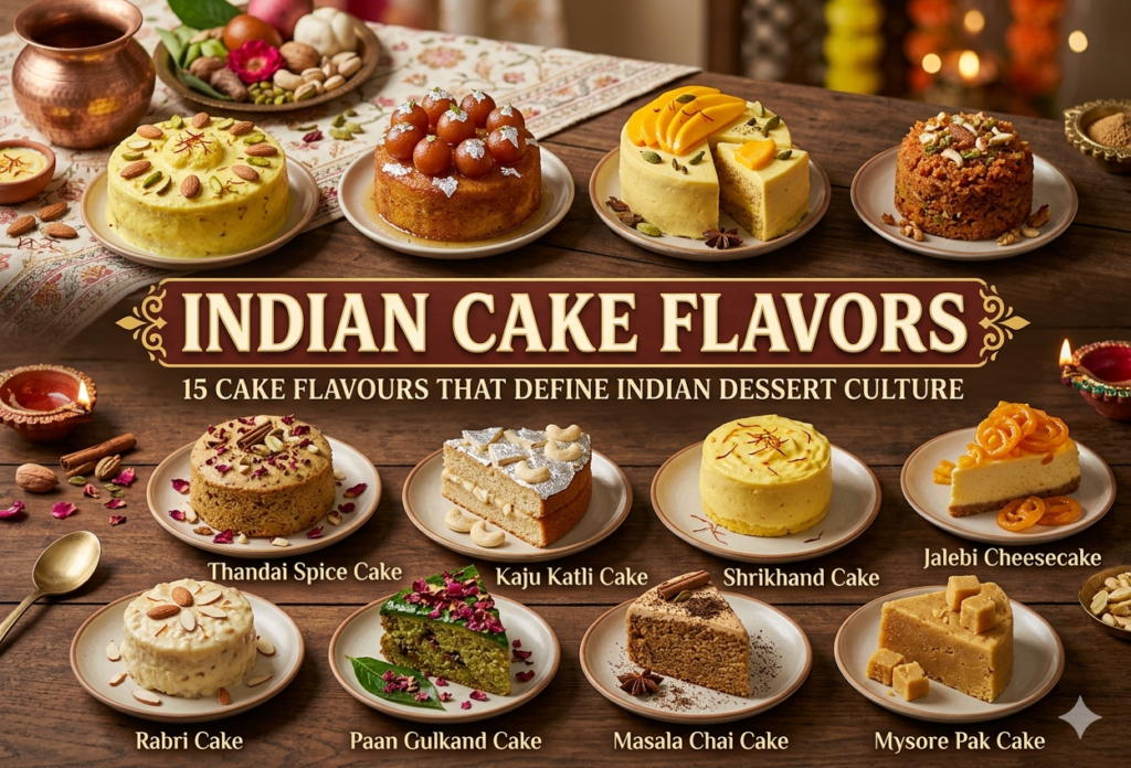 Indian Cake Flavors
