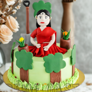 Cake for Gardening Lover Mom