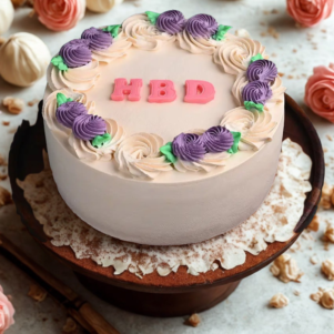 Rosette Birthday Cake