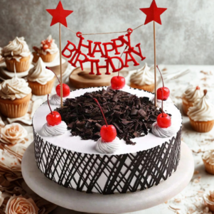 Birthday Classic Black Forest Cake