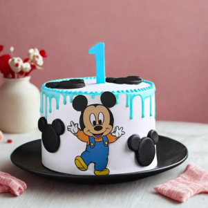 First Birthday Mickey Cake | Bakers Corner