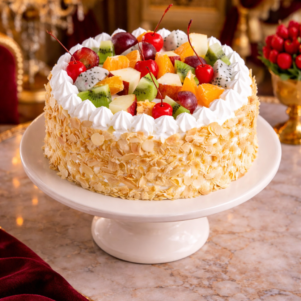 Tropical Fruit n Almond Cake | Bakers Corner