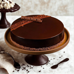 Rich Chocolate Truffle Cake