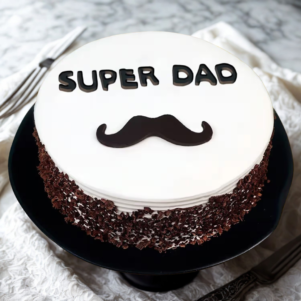 Colossal Mustache Cake