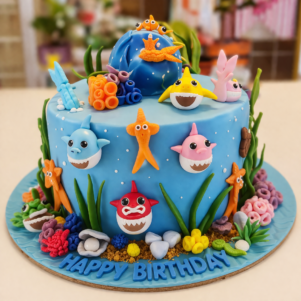 Baby shark cakes| Bakers Corner
