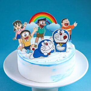 Clouds N Rainbows Doraemon Cake