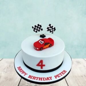 Car Race Cake