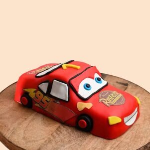 Cartoon Car Theme Cake