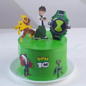 Ben Ten N Aliens Cake