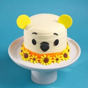 Sunny Blooms Pooh Cake