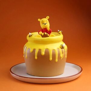 Honey Pot Pooh Bear Cake