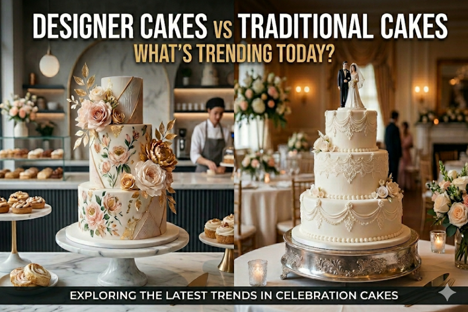 Designer Cakes vs Traditional Cakes