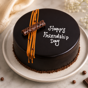 Friendship Day Chocolate Truffle Cake