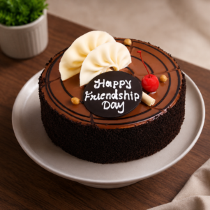 Friendship Day Butterscotch Crunch Cake