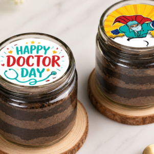 Two Doctors Day Chocolate Jar Cakes