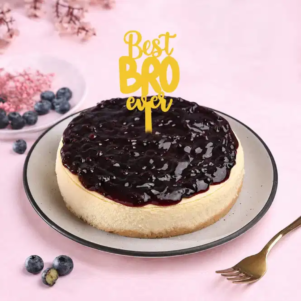 Blueberry Cheesecake For Brother | Bakers corner
