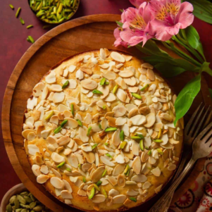 Mawa Cake pistachios & almonds | Bakers corner