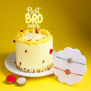 Best Bro Rasmalai Cake With Rakhi | Bakers corner