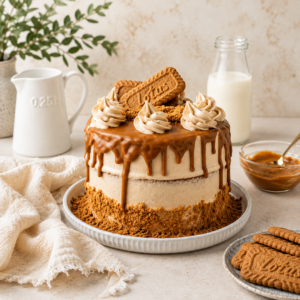 Lotus Biscoff Cake | Baker Corner