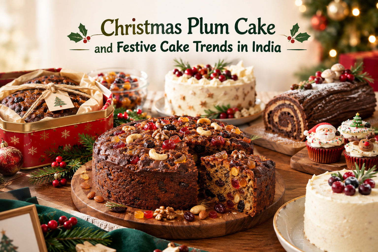 Christmas Plum Cake and Festive Cake Trends in India